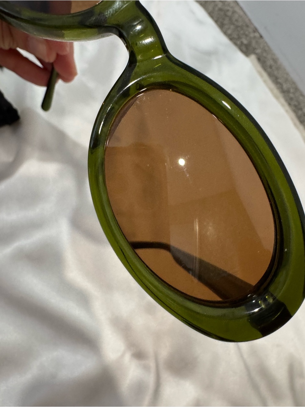 Quince Bali Polarized Acetate Sunglasses - Moss w/Brown Lens - Picture 13 of 15